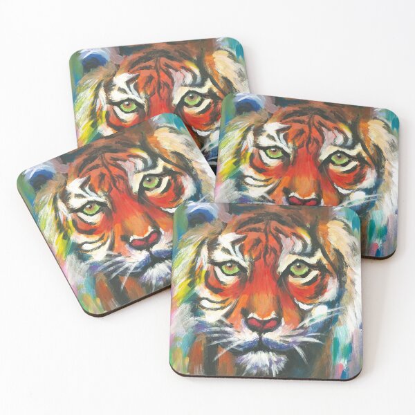 Item preview, Multicolored Tiger designed and sold by greativeart.