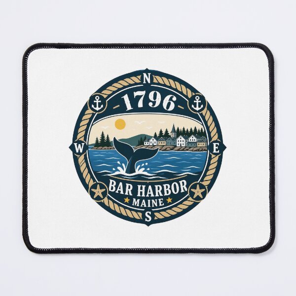 Item preview, Bar Harbor Maine. Established 1796 designed and sold by Birdie and Flynn.
