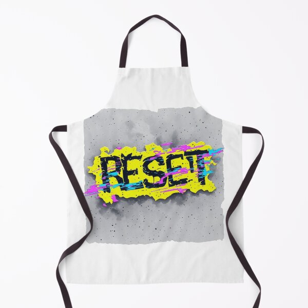 Item preview, Neon Yellow RESET Vaporwave Street Art designed and sold by dcohea.
