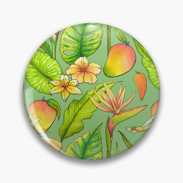 Item preview, Mango palette tropical vacation artwork designed and sold by Moana Matron Designs.