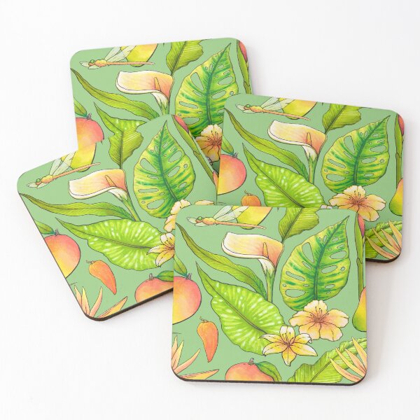 Item preview, Mango palette tropical vacation artwork designed and sold by Moana Matron Designs.