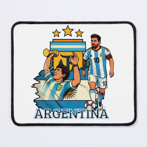Item preview, Argentina Football Legends / 3 Stars Albiceleste Retro designed and sold by re2m.