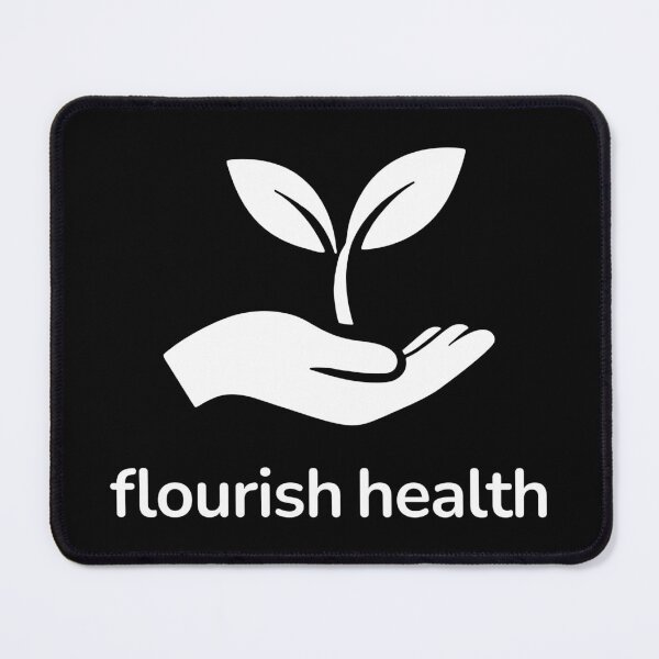 Item preview, Flourish Health Single Color Logo designed and sold by Josh Gachnang.