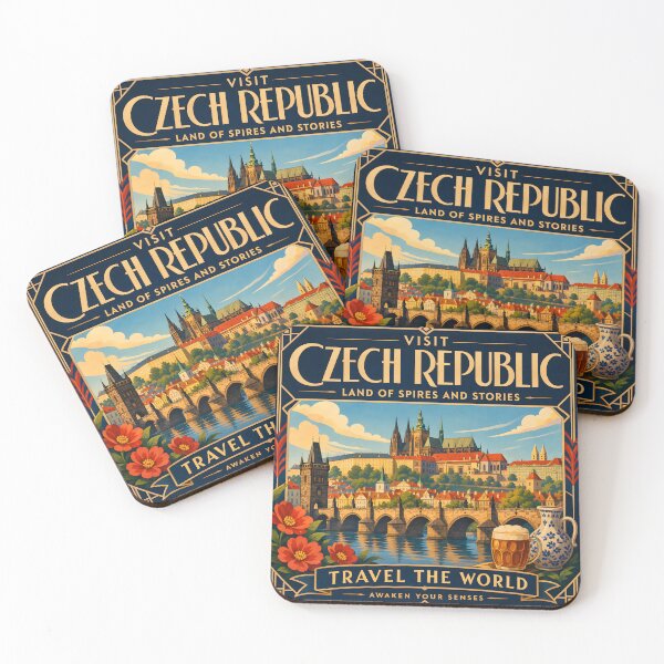 Item preview, Czech Republic - Travel Poster Print designed and sold by amithc.