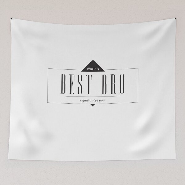 Item preview, World Best BRO i guarantee you - Brother Sister Love designed and sold by crouchingpixel.