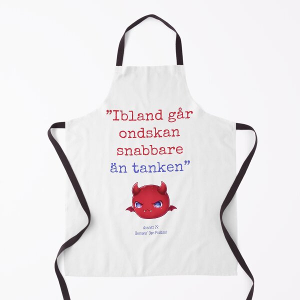 Item preview, Ibland går ondskan snabbare än tanken vit designed and sold by Demonsdenpodd.