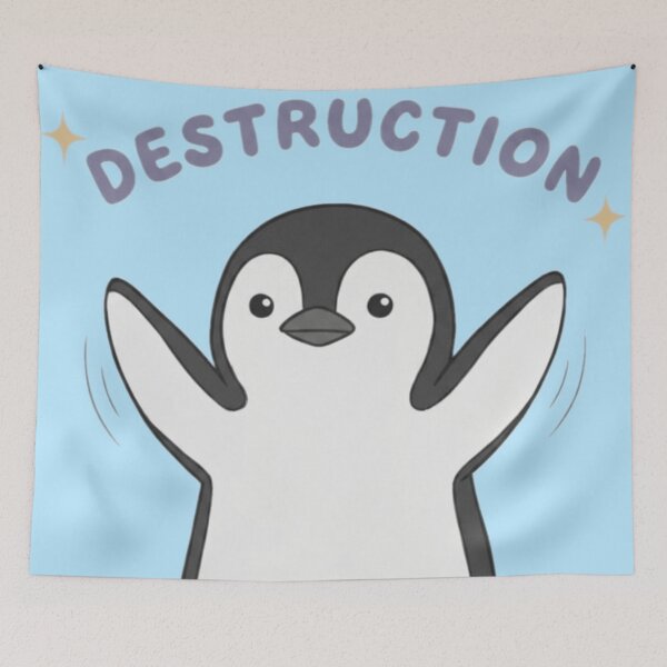 Item preview, Penguin of Destruction designed and sold by The King's general goods.