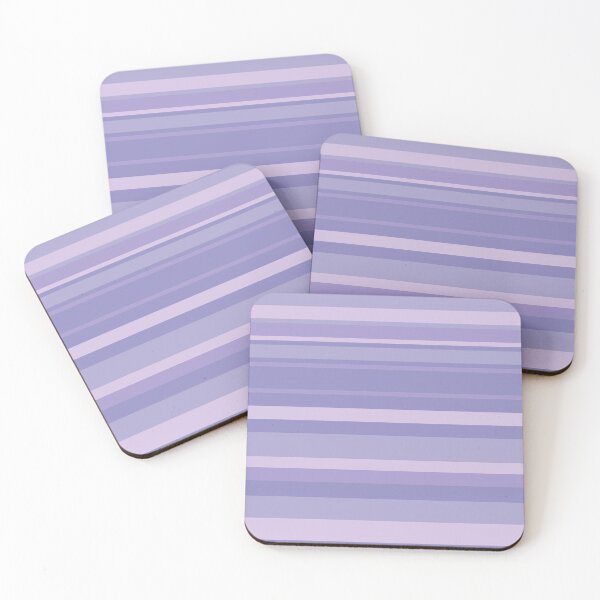 Item preview, Lavender Abstract Horizontal Stripes Pattern designed and sold by TwelveParties.