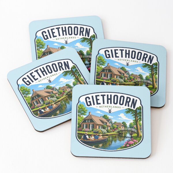 Item preview, Giethoorn, Netherlands - Canal Village designed and sold by Myra365Art.