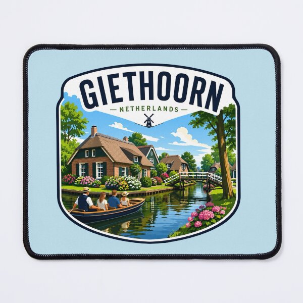 Item preview, Giethoorn, Netherlands - Canal Village designed and sold by Myra365Art.
