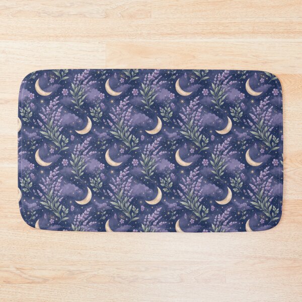 Item preview, Lavender Moon Garden Night Pattern designed and sold by ArtComixHaven.