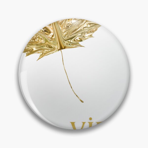 Item preview, Minimalist Metallic Gold Maple Leaf Vibe Aesthetic designed and sold by altanduranstudio.