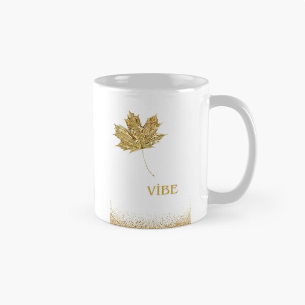 Item preview, Minimalist Metallic Gold Maple Leaf Vibe Aesthetic designed and sold by altanduranstudio.