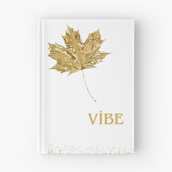 Item preview, Minimalist Metallic Gold Maple Leaf Vibe Aesthetic designed and sold by altanduranstudio.