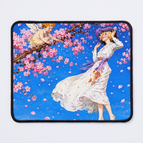 Item preview, Spring Fashion Number by Will Pogany - Vintage Art Nouveau Spring Illustration for Romantic Decor Lovers designed and sold by RickE.