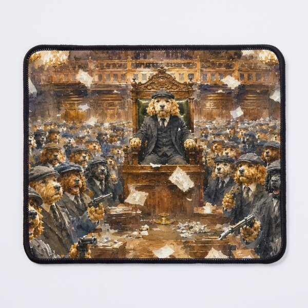 Item preview, The Cockapoo Parliament House of Commons - Dramatic Dog Fine Art designed and sold by Cockapoo Society.