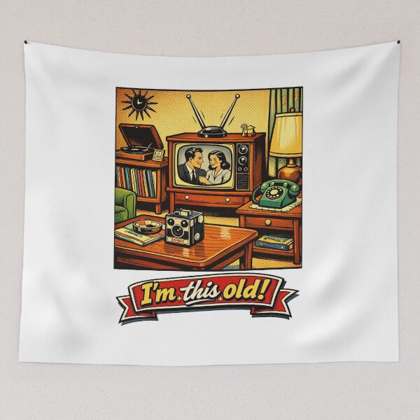 Item preview, I’m this old! 1950s living room. designed and sold by JayJLvNv.
