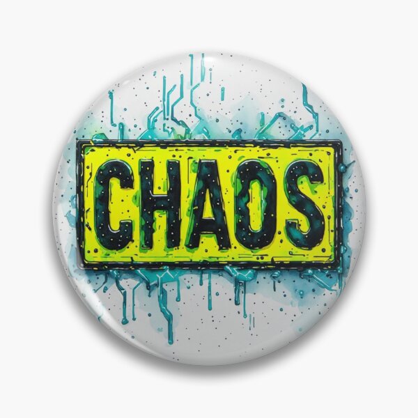 Item preview,  Cyberpunk Chaos Neon Hazard Sign Street Art designed and sold by dcohea.