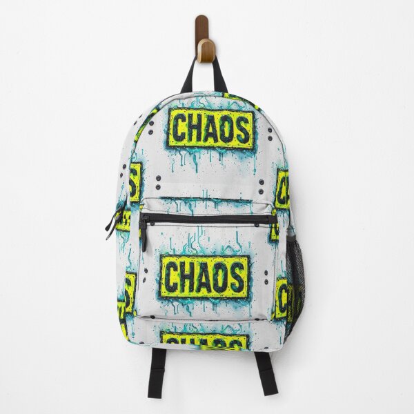 Item preview,  Cyberpunk Chaos Neon Hazard Sign Street Art designed and sold by dcohea.