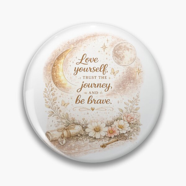 Item preview, Love Yourself Trust the Journey designed and sold by Celestial Bloom.