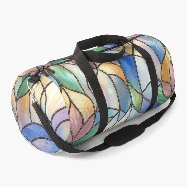 Item preview, Pastel Art Nouveau Stained Glass Seamless Pattern designed and sold by MoonwoodStudio.