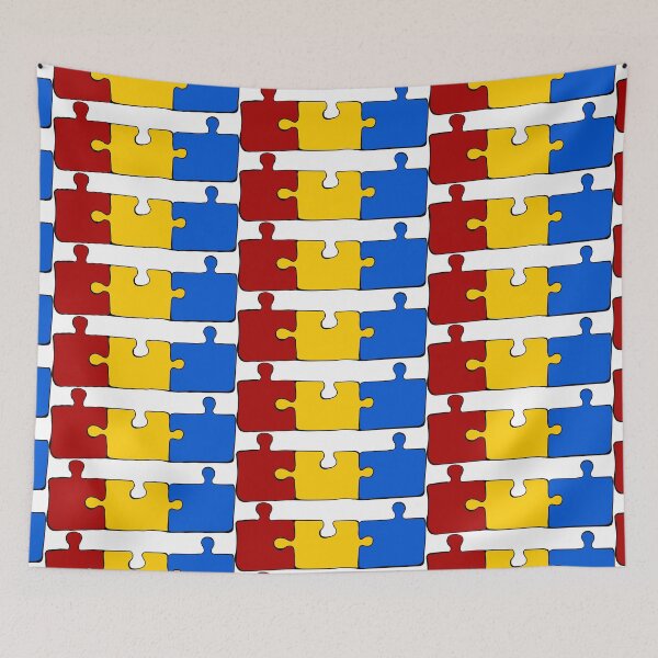 Item preview, Primary Puzzle Pieces designed and sold by HarveyHandcraftsandDesigns.