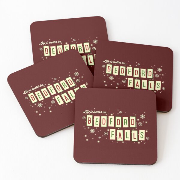 Item preview, Life Is Better In Bedford Falls Red designed and sold by Normbot2000.