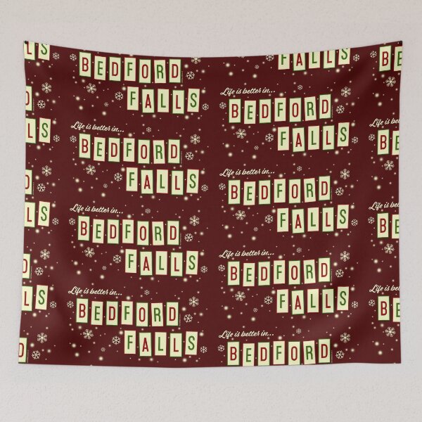 Item preview, Life Is Better In Bedford Falls Red designed and sold by Normbot2000.