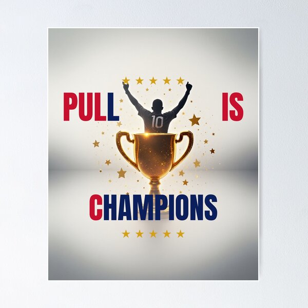 Item preview, Pull Is Champion - USA Soccer & Pulisic Fan Jersey Graphic designed and sold by ItaloRoberti.
