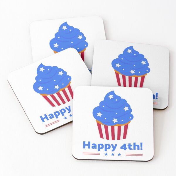 Item preview, Starry Blue Cupcake - 4th of July designed and sold by Farmon52nd.