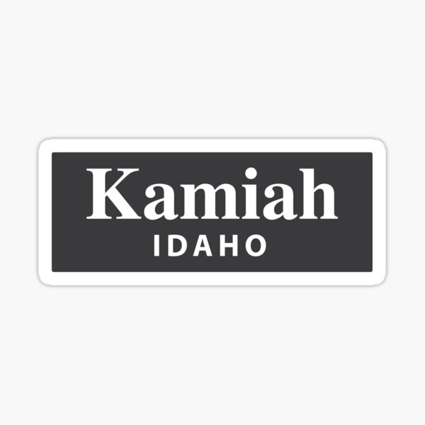 "Kamiah, Idaho" Sticker for Sale by EveryCityxD1 Redbubble