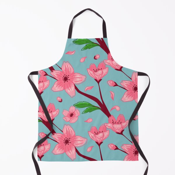 Item preview, Japanese Cherry Blossom Sakura Pattern Soft Blue designed and sold by jttrends.