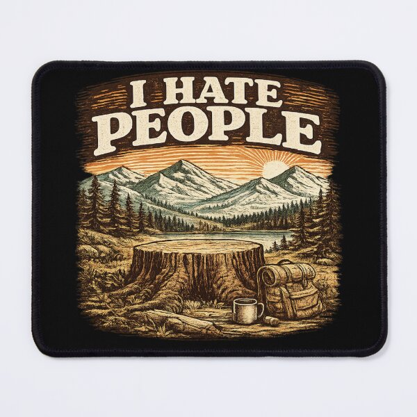 Item preview, I Hate People Sarcastic T-Shirt designed and sold by super-think.