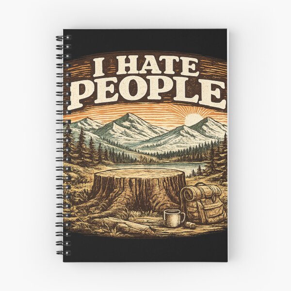 Item preview, I Hate People Sarcastic T-Shirt designed and sold by super-think.