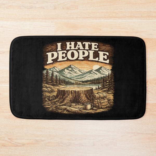 Item preview, I Hate People Sarcastic T-Shirt designed and sold by super-think.