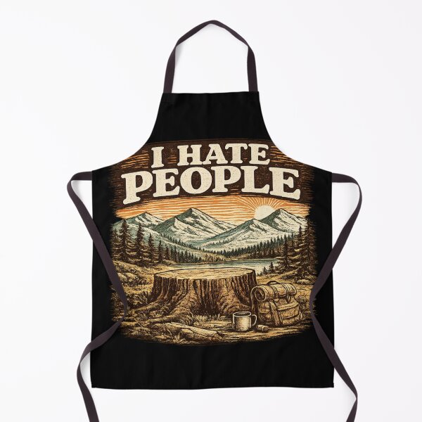 Item preview, I Hate People Sarcastic T-Shirt designed and sold by super-think.