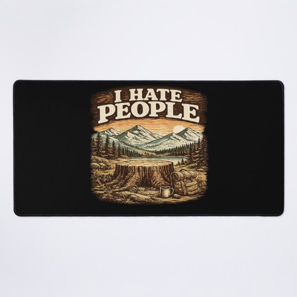 Item preview, I Hate People Sarcastic T-Shirt designed and sold by super-think.