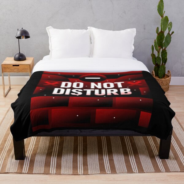 Item preview, DO NOT DISTURB - Deep Work & Focus Red Typography designed and sold by The Nomadic Designs.