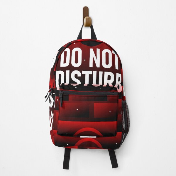 Item preview, DO NOT DISTURB - Deep Work & Focus Red Typography designed and sold by The Nomadic Designs.