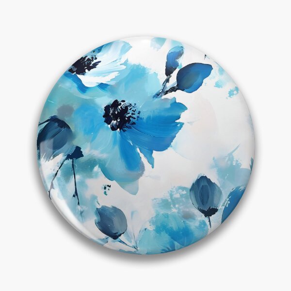 Item preview, Cool, Calming Blue Floral Fairytale Impressionism Digital Art designed and sold by DEC02.