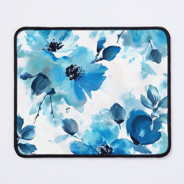 Item preview, Cool, Calming Blue Floral Fairytale Impressionism Digital Art designed and sold by DEC02.