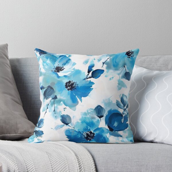 Item preview, Cool, Calming Blue Floral Fairytale Impressionism Digital Art designed and sold by DEC02.