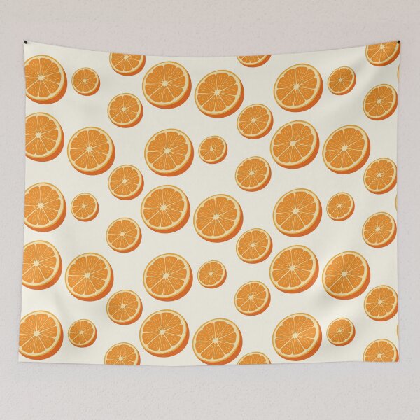 Item preview, Orange Slice Citrus Pattern designed and sold by BetweenForms.