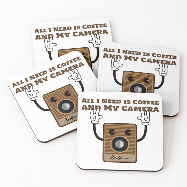 Item preview, All I Need: Coffee & Retro Camera designed and sold by Farmon52nd.