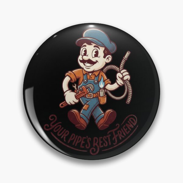Item preview, Funny Plumber Mascot Workwear designed and sold by flamini.