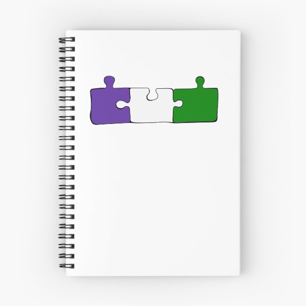 Item preview, Genderqueer Puzzle Pieces Pride Flag designed and sold by HarveyHandcraftsandDesigns.