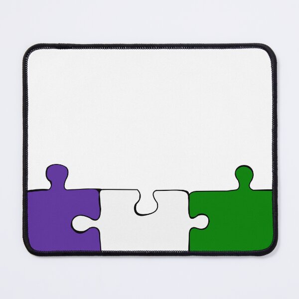 Item preview, Genderqueer Puzzle Pieces Pride Flag designed and sold by HarveyHandcraftsandDesigns.