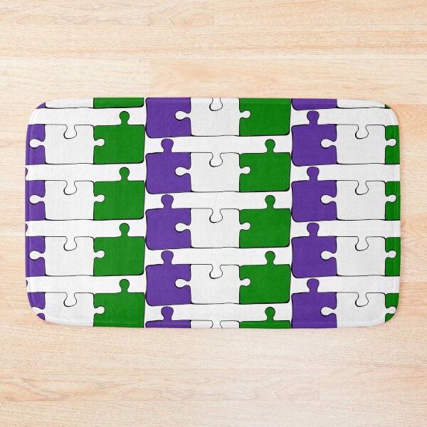 Item preview, Genderqueer Puzzle Pieces Pride Flag designed and sold by HarveyHandcraftsandDesigns.