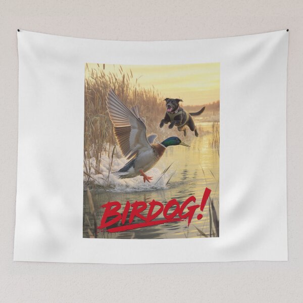 Item preview, Drake Mallard Birdog Print designed and sold by Lichentroupe63.
