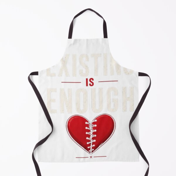 Item preview, Existing Is Enough: Minimalist Heart Typography designed and sold by Northern Glow Art.